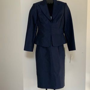 NWT Andriana Papell by Lord & Taylor Silk 2pc Suit Size 6